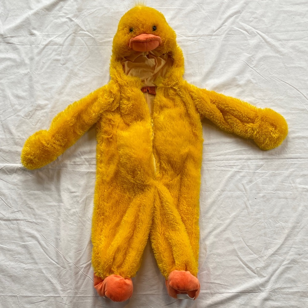 Duck Costume for Kids Candy Corn Lane Full Zip 18M Yellow